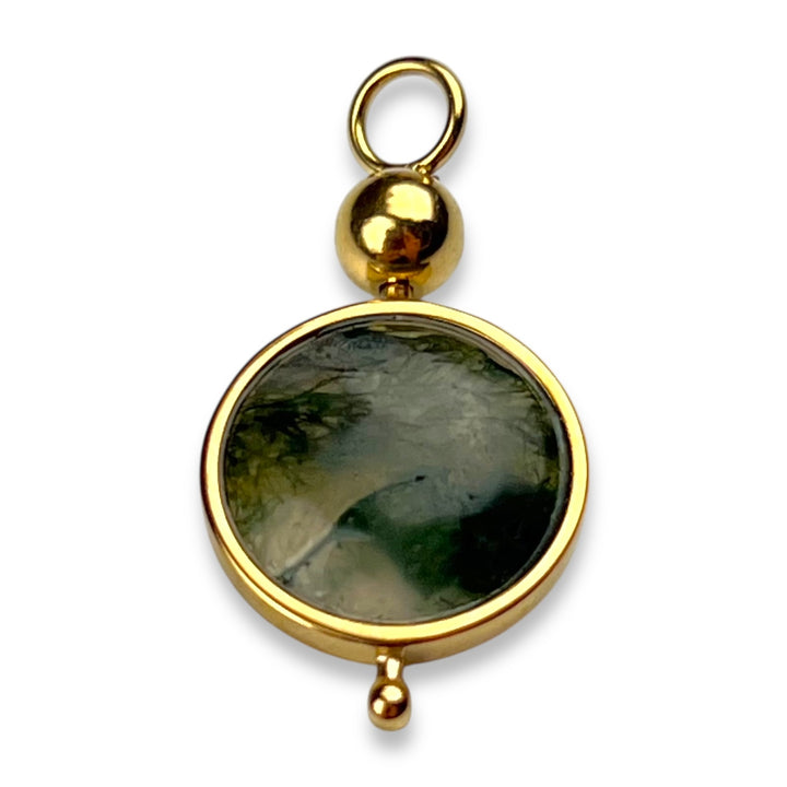MiraLink™ Round Crystal Charm