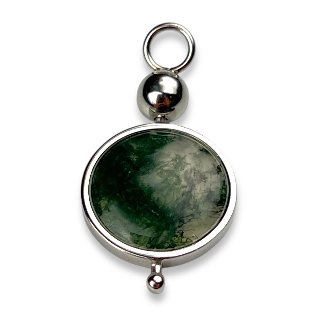 MiraLink™ Round Crystal Charm