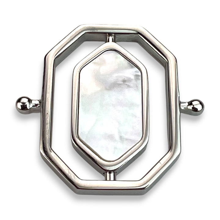 Mother of Pearl Octangle HaloSpin™ Crystal Element