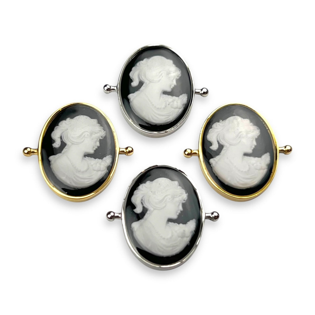 Grandma's Attic - Cameo Oval Vessels