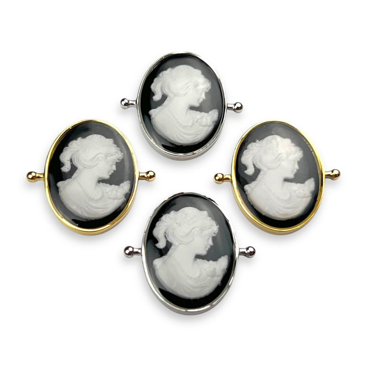 Grandma's Attic - Cameo Oval Vessels