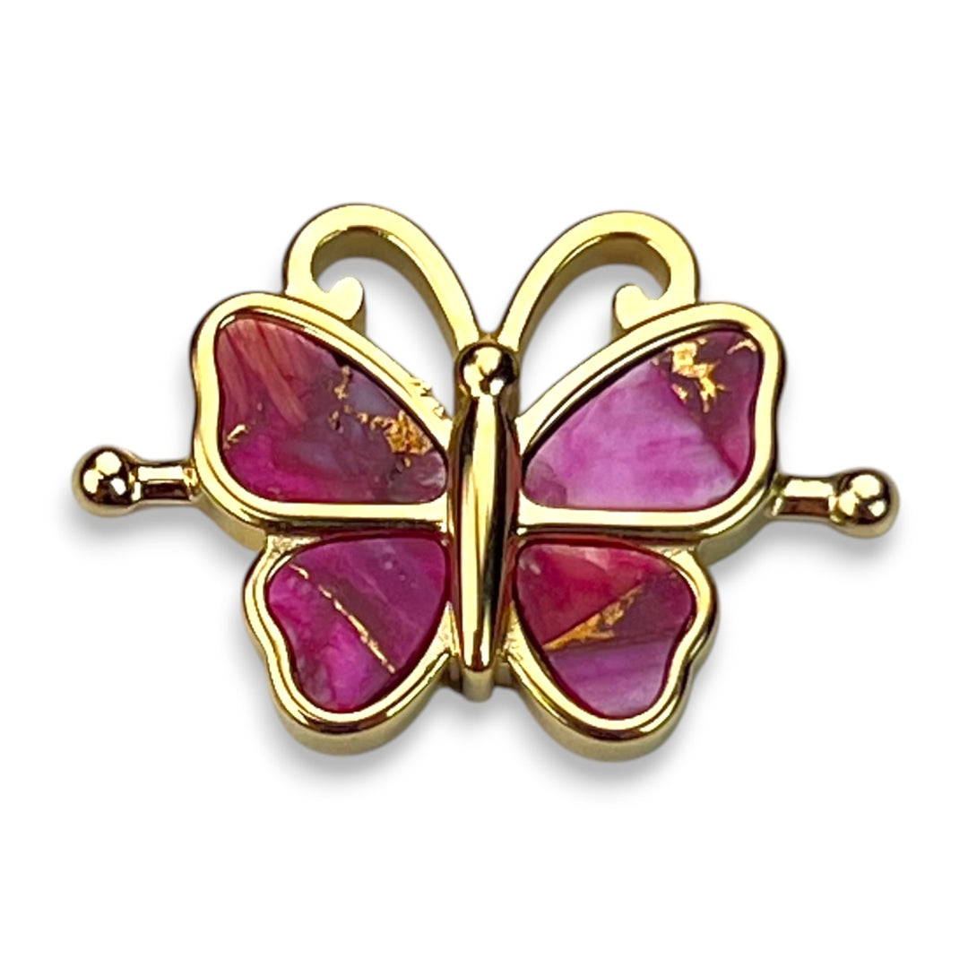 O'Keeffe's Poppies Mosaic Stone Butterfly Element