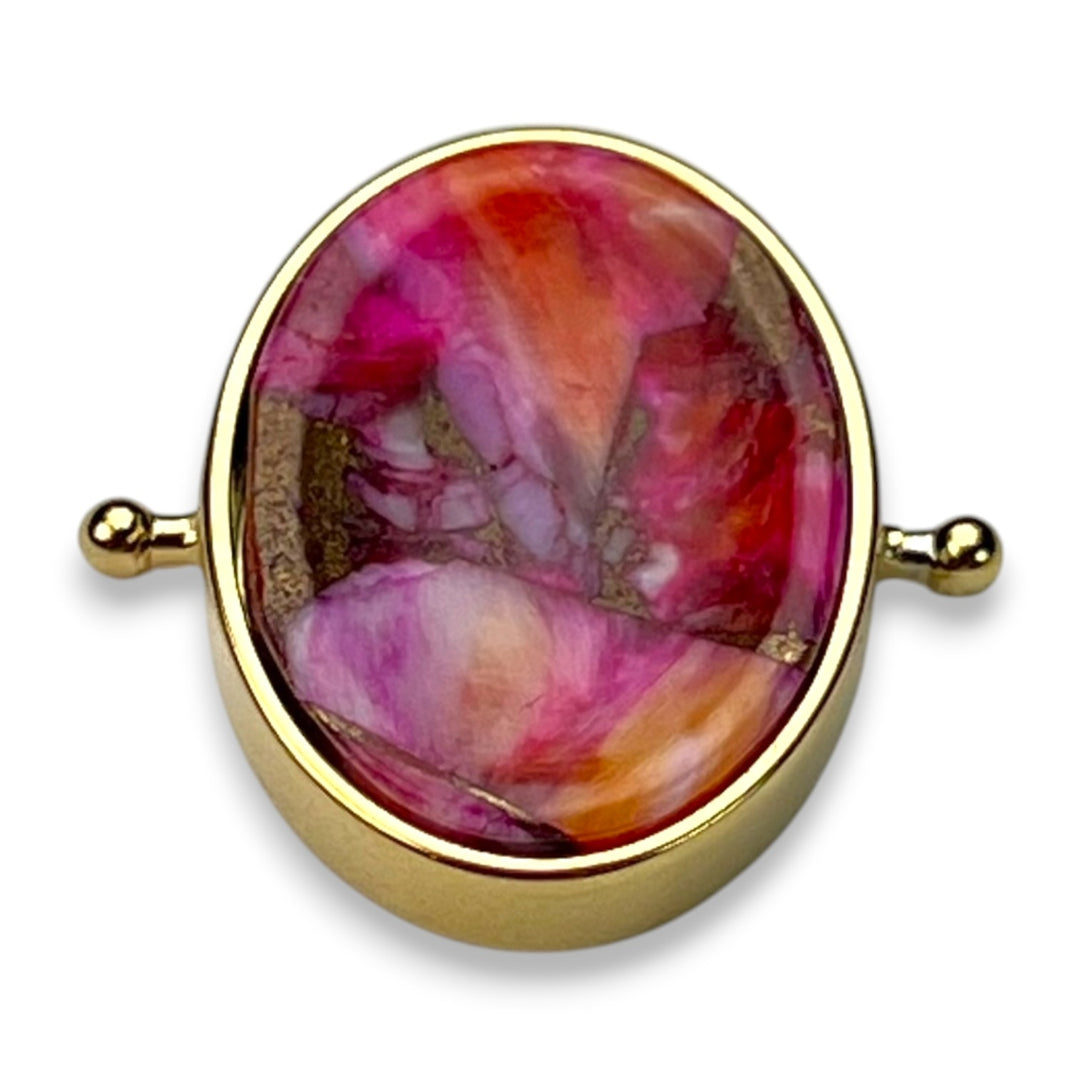 "O'Keeffe's Poppies" Worry Stone Element