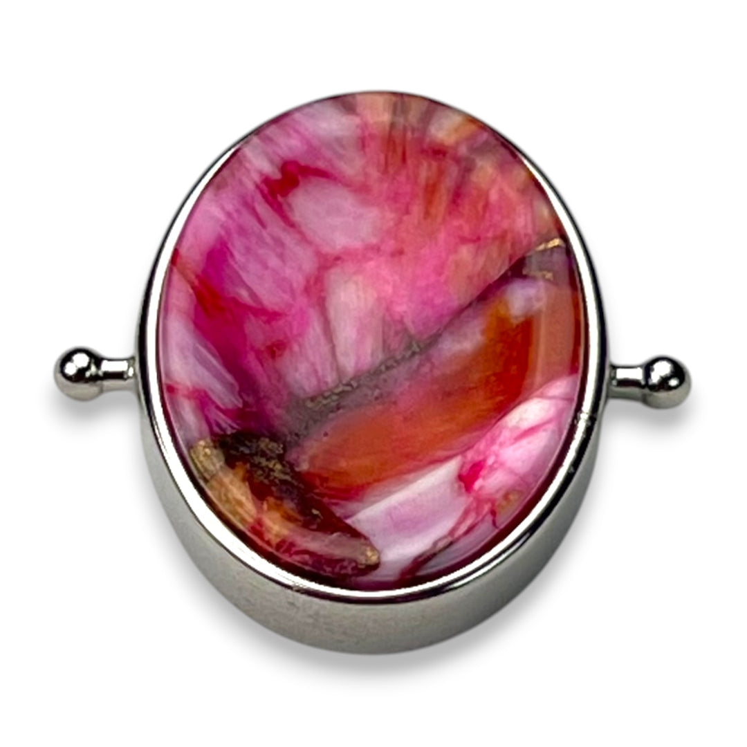 "O'Keeffe's Poppies" Worry Stone Element