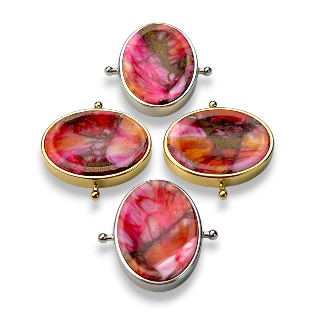 "O'Keeffe's Poppies" Worry Stone Element