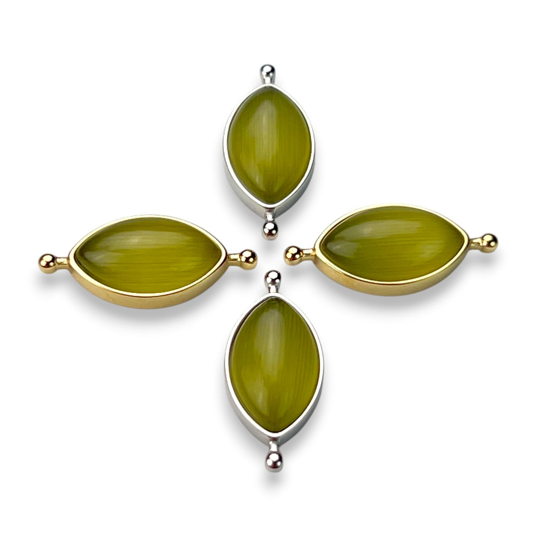 Olive Green Cat's Eye Element