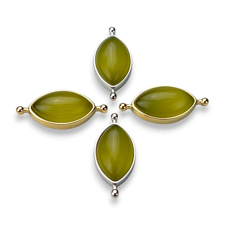 Olive Green Cat's Eye Element