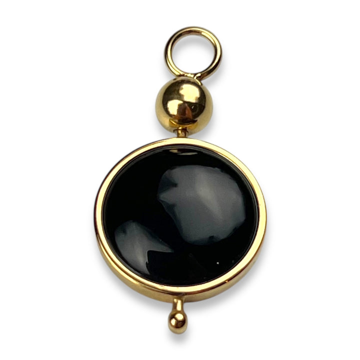 MiraLink™ Round Crystal Charm