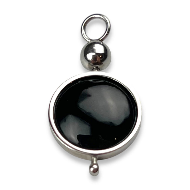 MiraLink™ Round Crystal Charm
