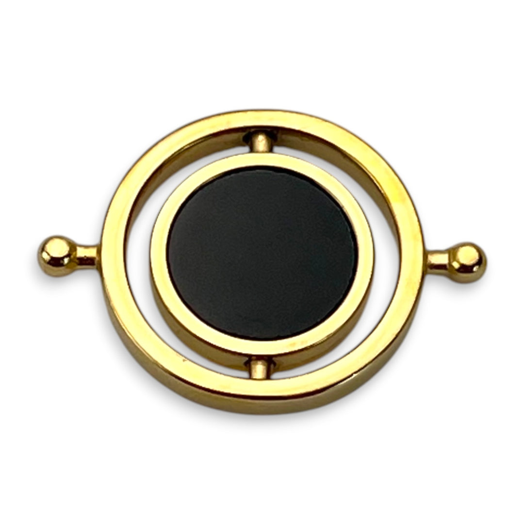 Onyx Round HaloSpin™ Crystal Element