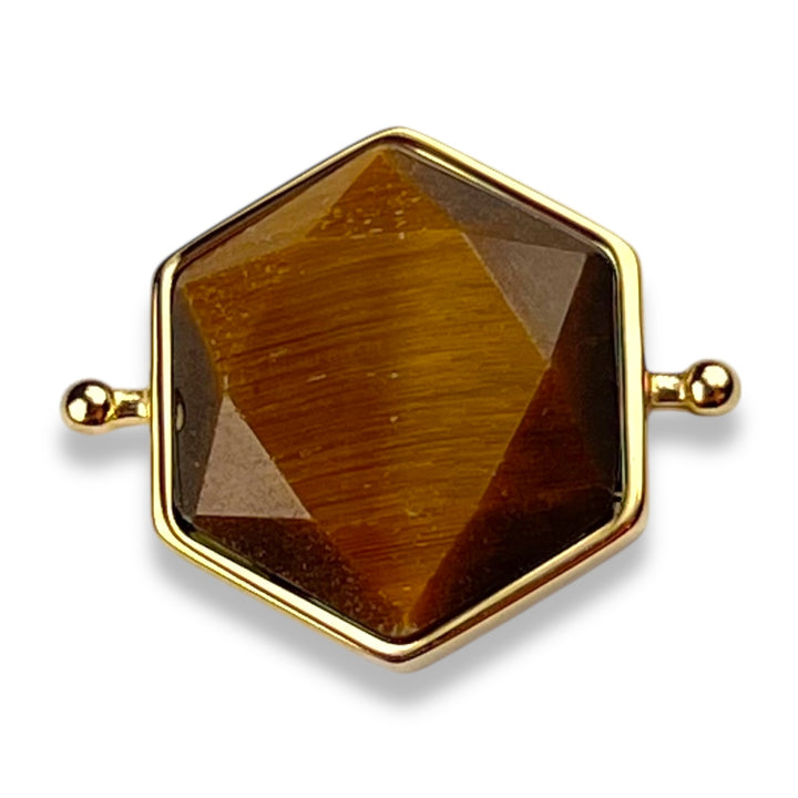 Tiger's Eye Hexagon Crystal Element – PYS Collection