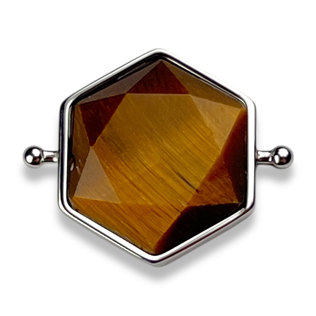 Tiger's Eye Hexagon Crystal Element – PYS Collection