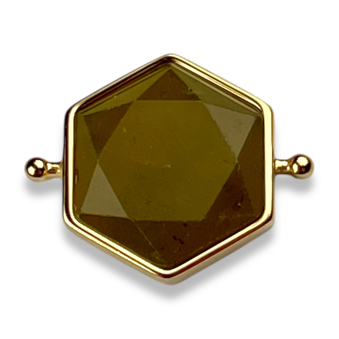 Peridot Hexagon Crystal Element – PYS Collection