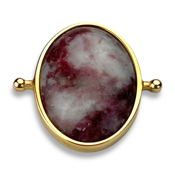Natural Pink Tourmaline Oval Element