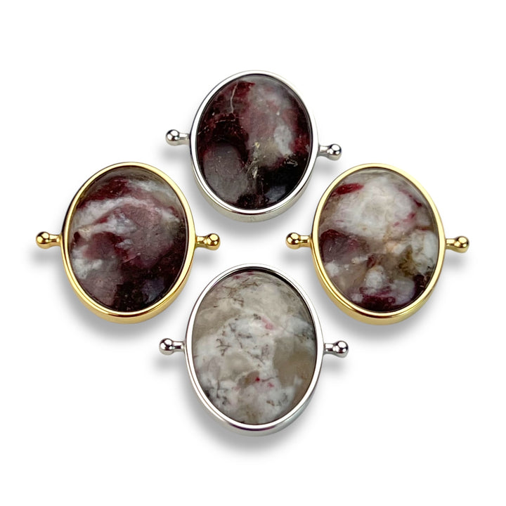 Natural Pink Tourmaline Oval Element