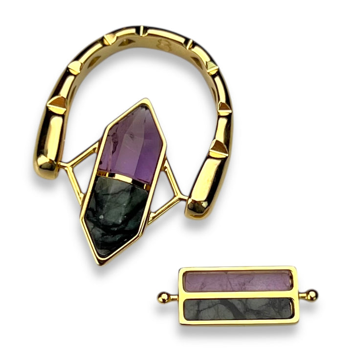 Protection & Safety SoulStack™ 2 Element CrownCut™ Fidget Ring Set