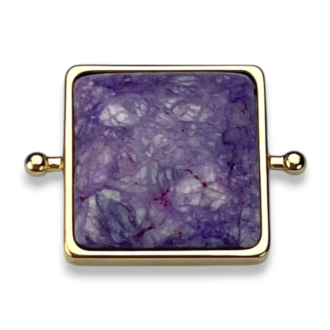 Purple Jasper Cushion Crystal Element