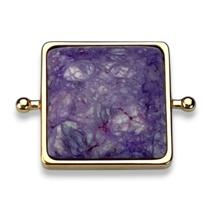 Purple Jasper Cushion Crystal Element