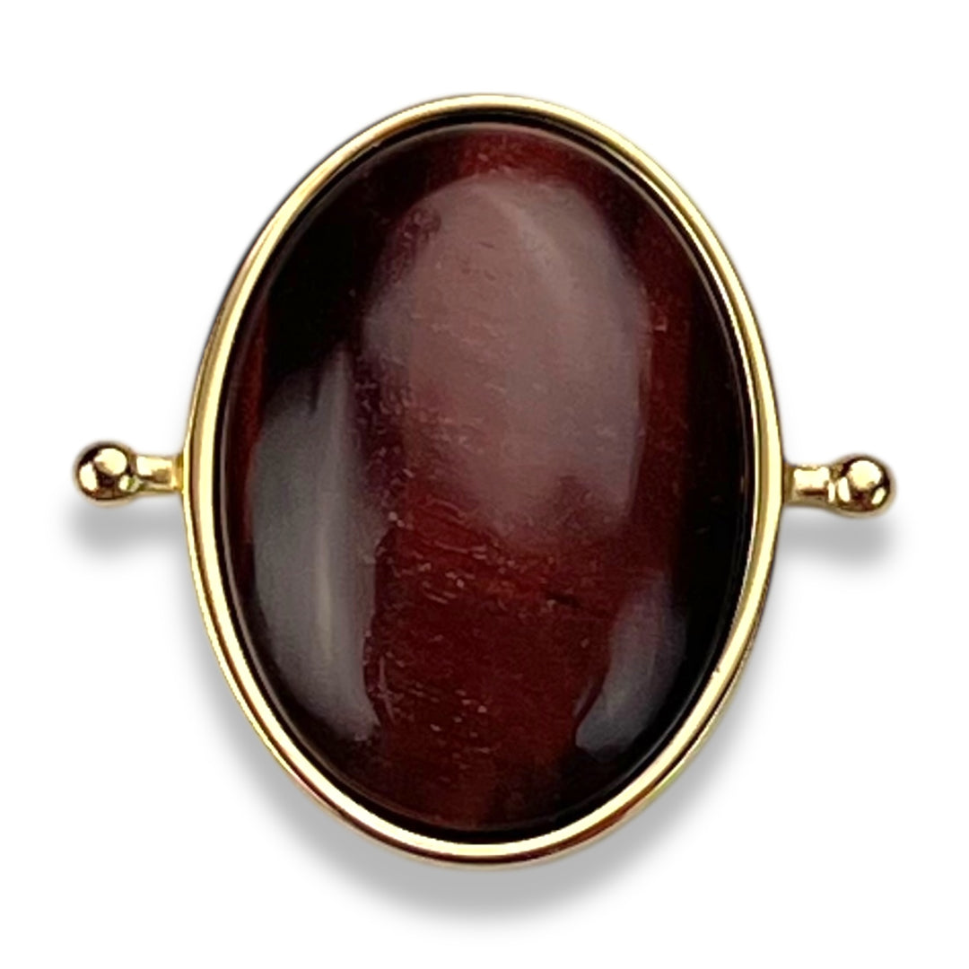 Red Tiger’s Eye Oval