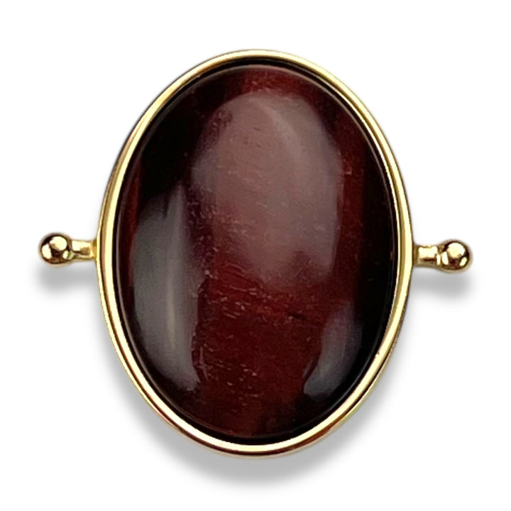 Red Tiger’s Eye Oval