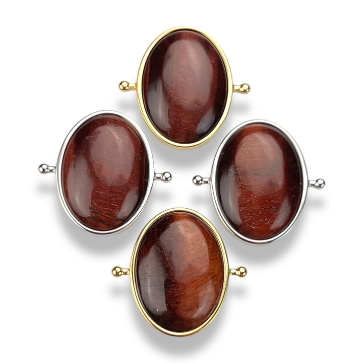 Red Tiger’s Eye Oval