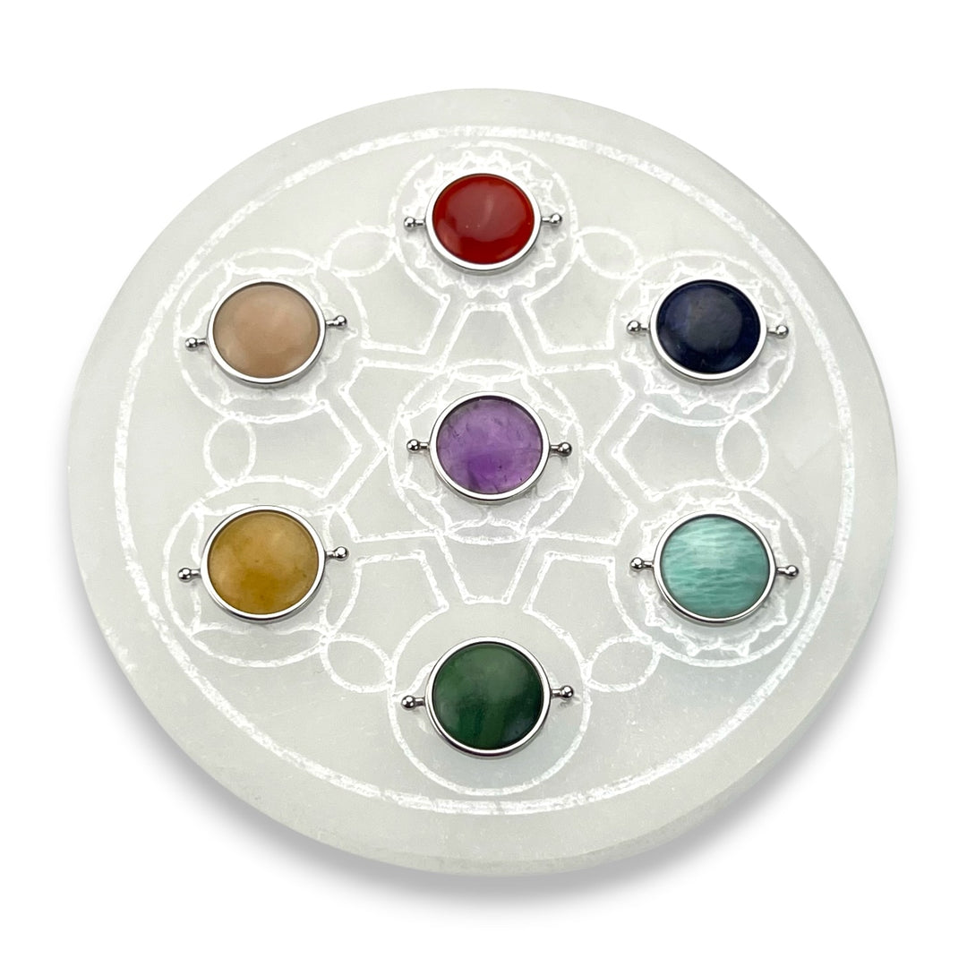 Deluxe Crystal Chakra 7 Element Set