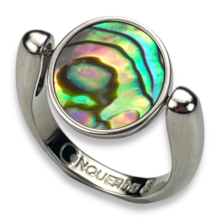 Willow Round Crystal Fidget Ring