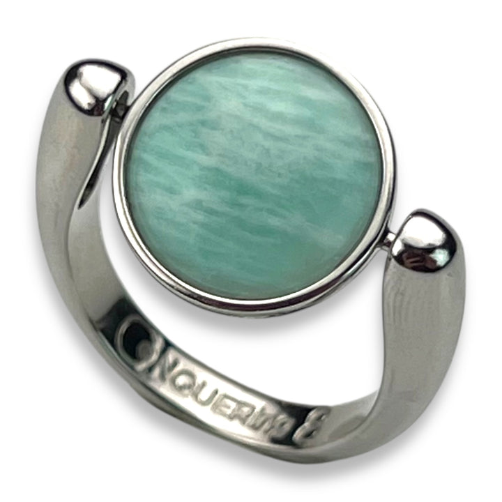 Willow Round Crystal Fidget Ring