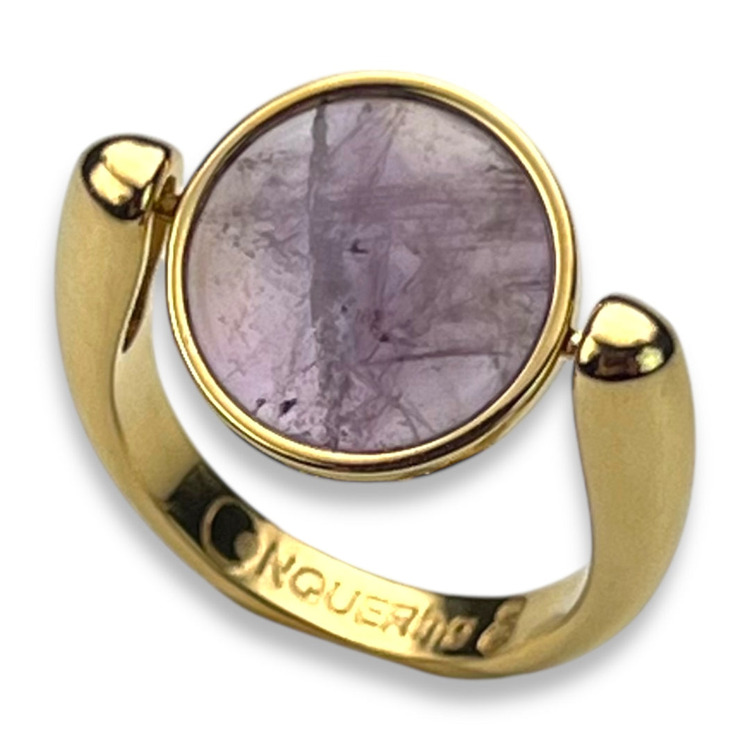 Willow Round Crystal Fidget Ring