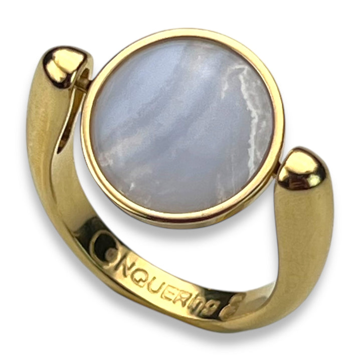 Willow Round Crystal Fidget Ring