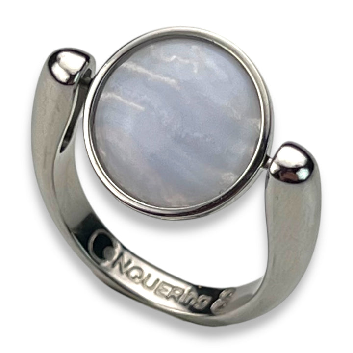 Willow Round Crystal Fidget Ring