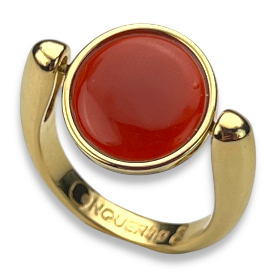 Willow Round Crystal Fidget Ring