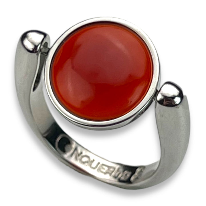 Willow Round Crystal Fidget Ring