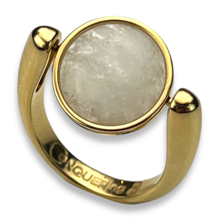 Willow Round Crystal Fidget Ring