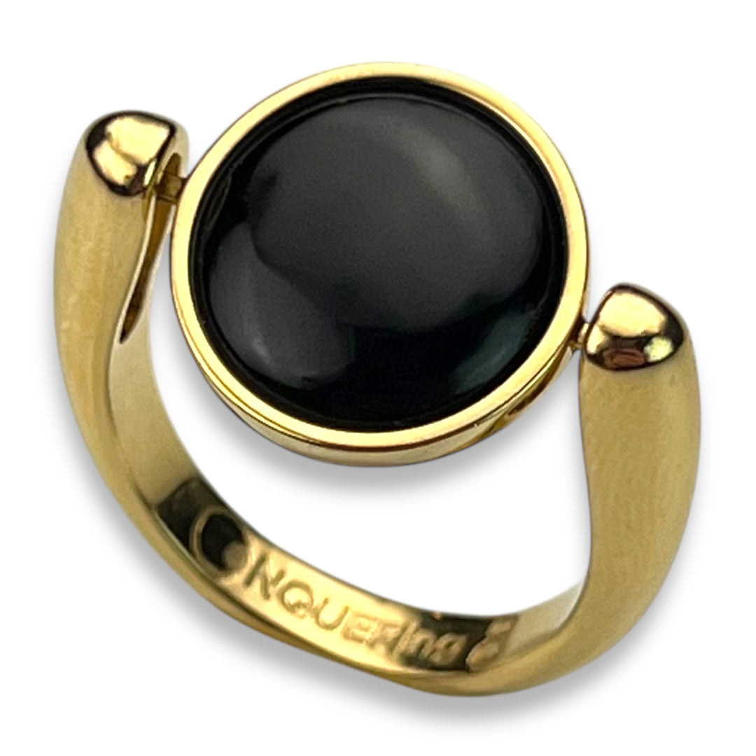 Willow Round Crystal Fidget Ring