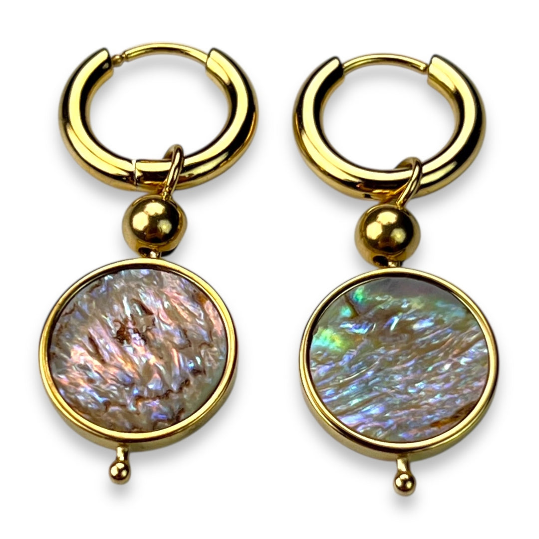 Round Crystal Willow Earrings