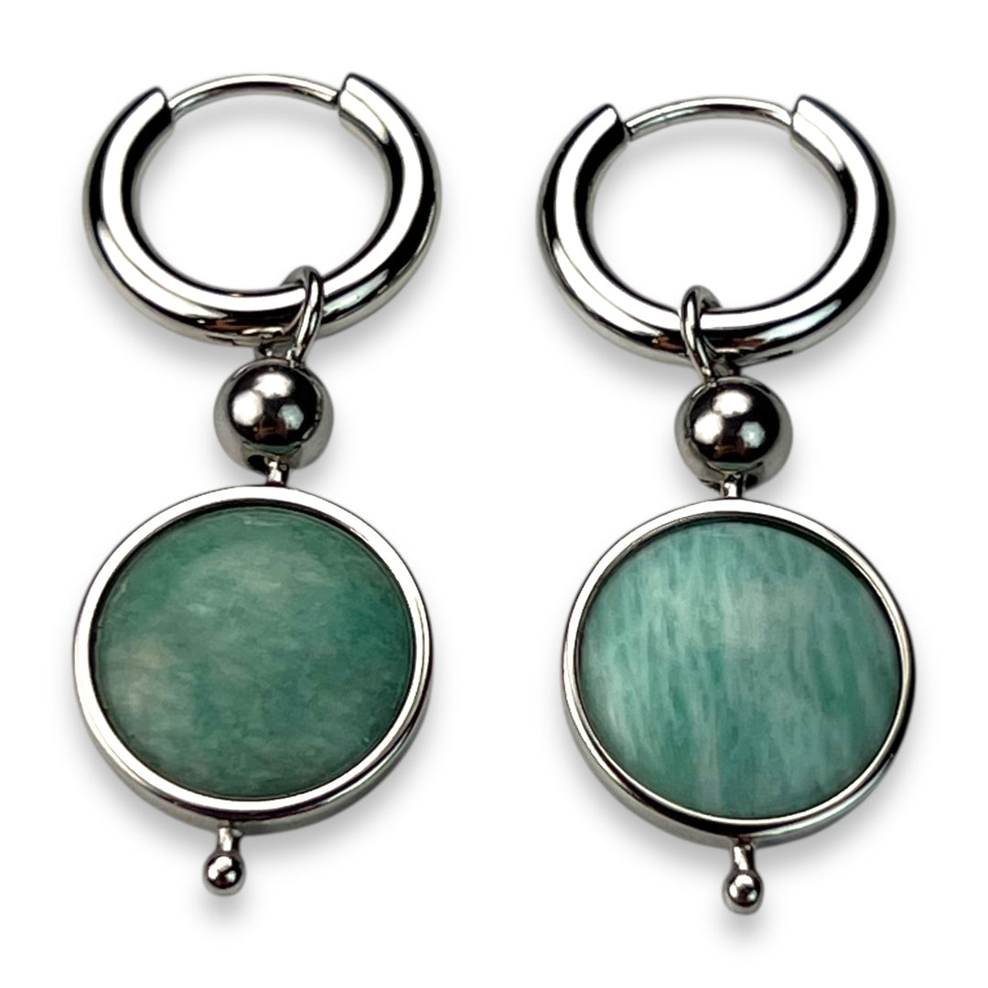 Round Crystal Willow Earrings