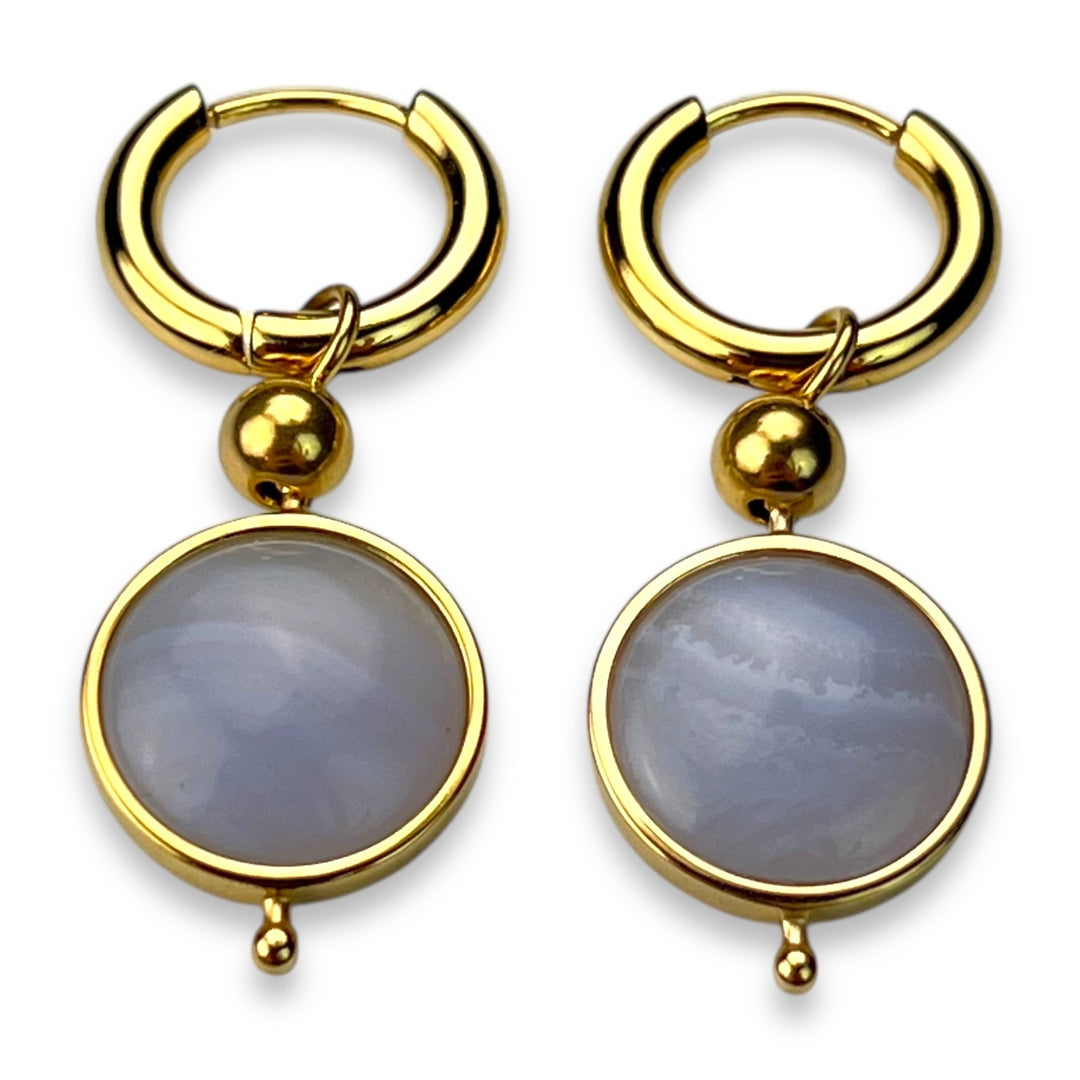 Round Crystal Willow Earrings