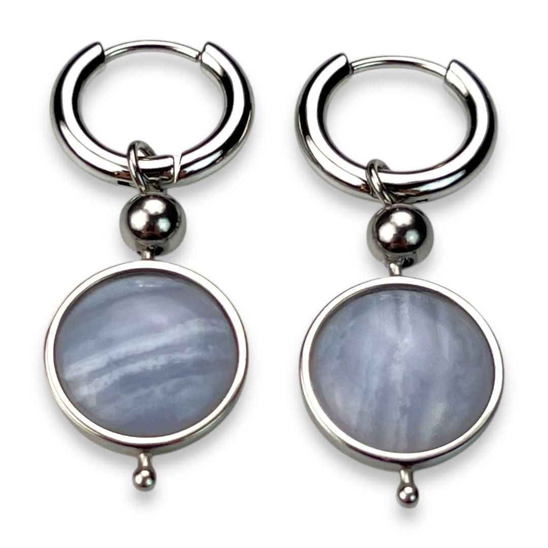 Round Crystal Willow Earrings