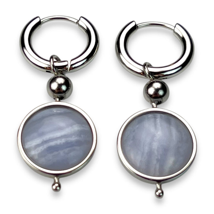 Round Crystal Willow Earrings