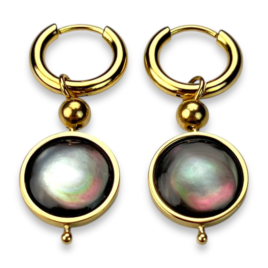 Round Crystal Willow Earrings