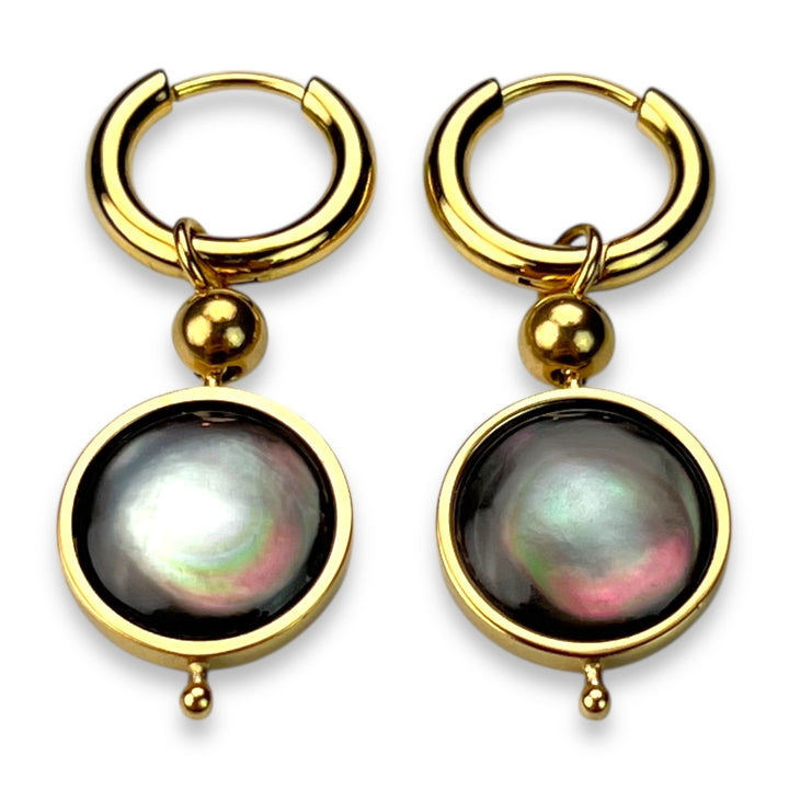 Round Crystal Willow Earrings