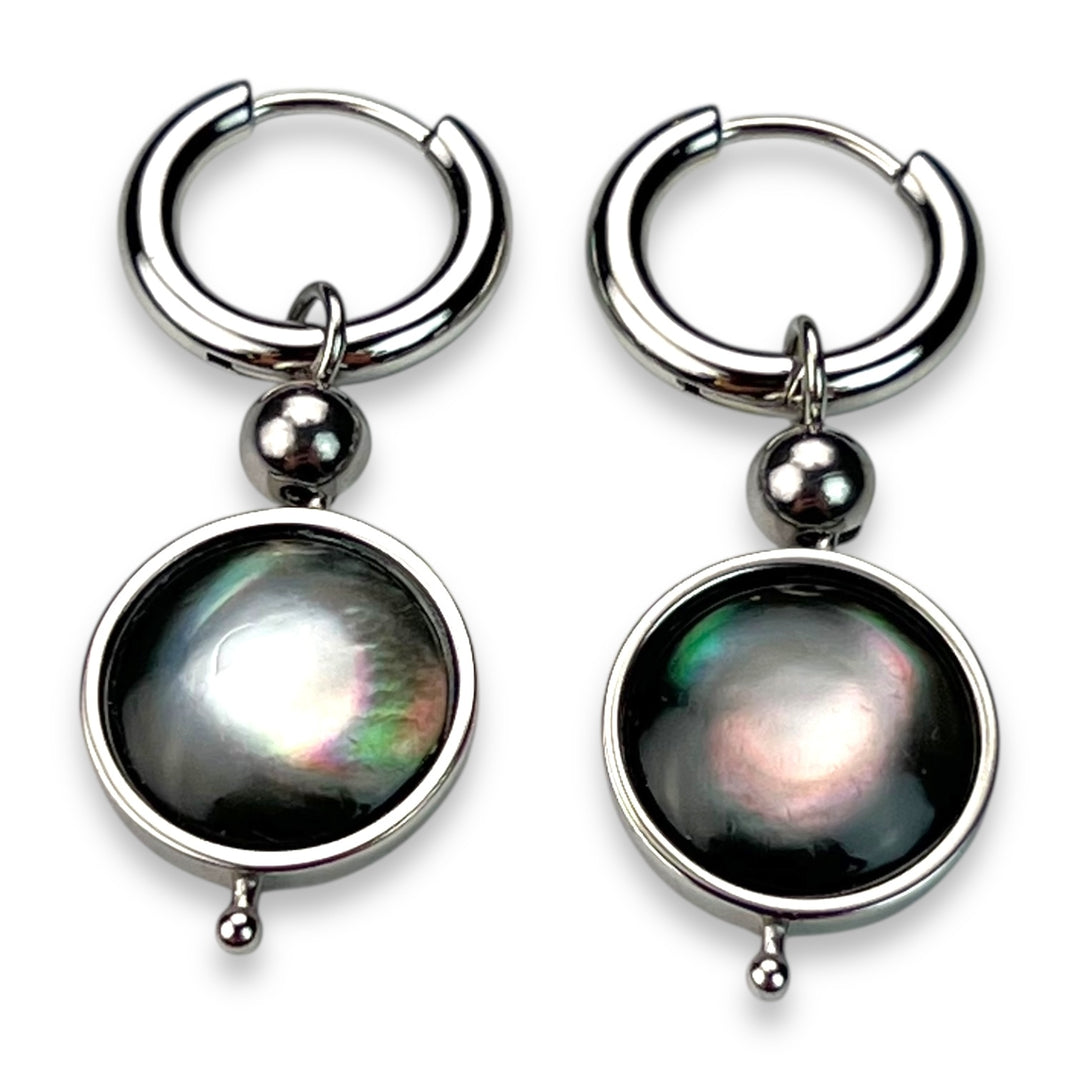 Round Crystal Willow Earrings