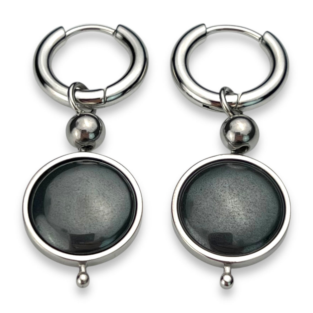 Round Crystal Willow Earrings