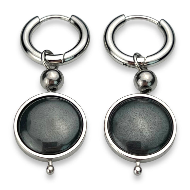 Round Crystal Willow Earrings