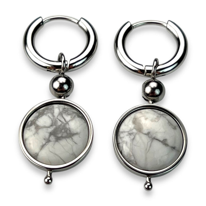 Round Crystal Willow Earrings