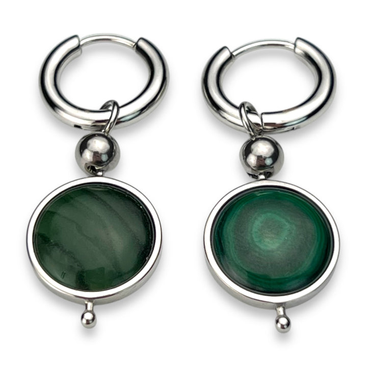 Round Crystal Willow Earrings