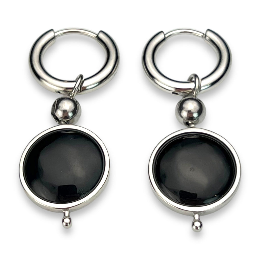 Round Crystal Willow Earrings