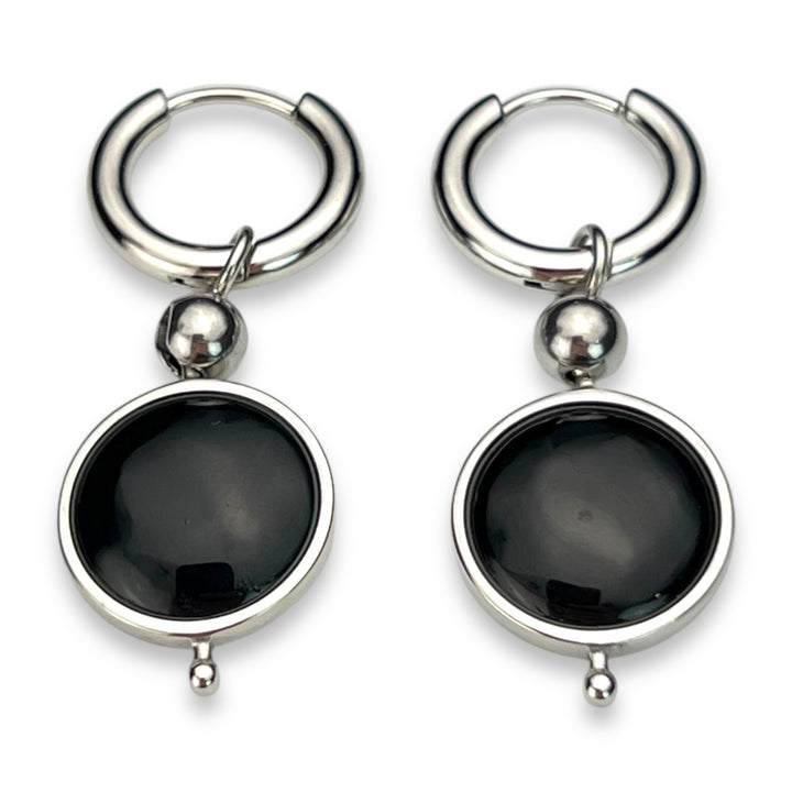 Round Crystal Willow Earrings