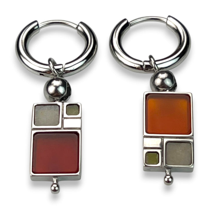 Fibonacci Crystal CrossBar™ Willow Earrings